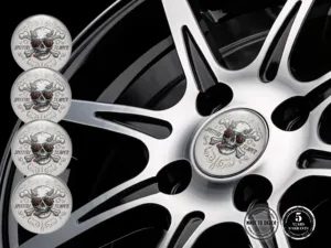 Calcomanías Limitadas Insignias Racing Bombadas